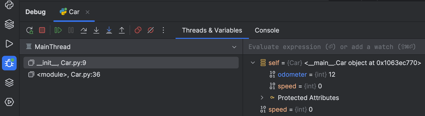 Odometer Variable