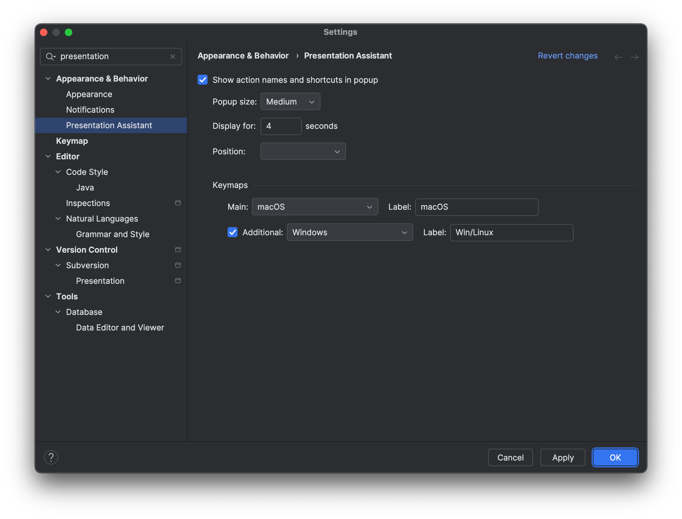 Configure Presentation Assistant