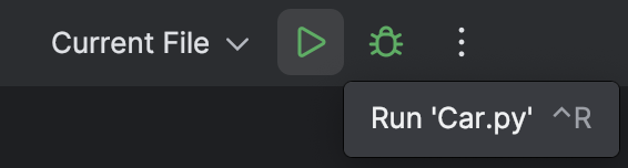 Run script from Run widget