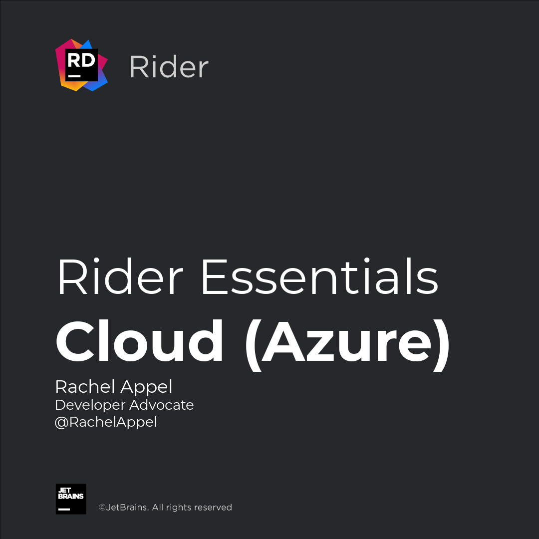 Cloud (Azure) in Rider