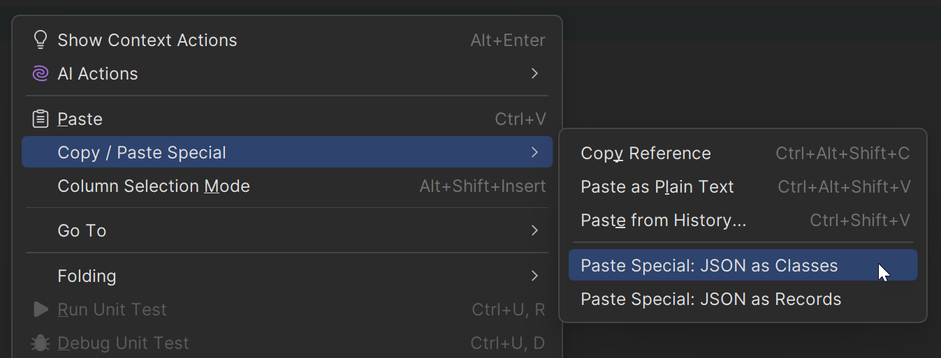 Convert JSON to classes or records