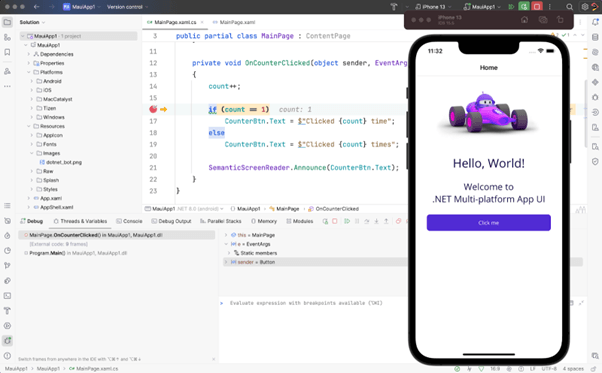 MAUI Development in .NET with Rider