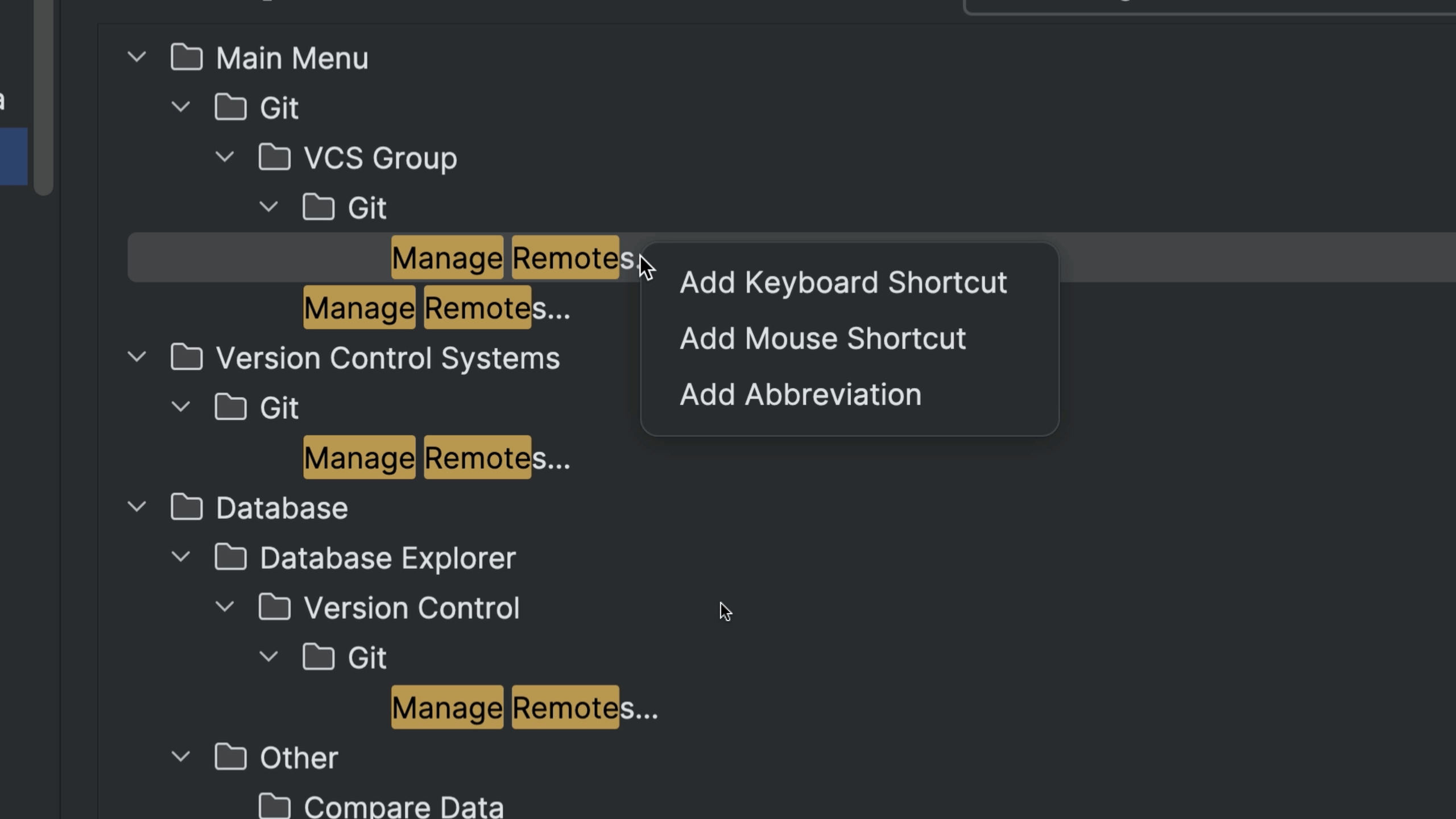 Shortcuts and Abbreviations