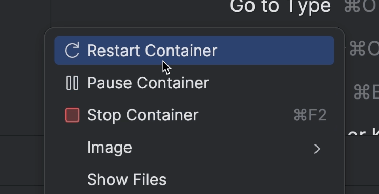 Restart a Running Container