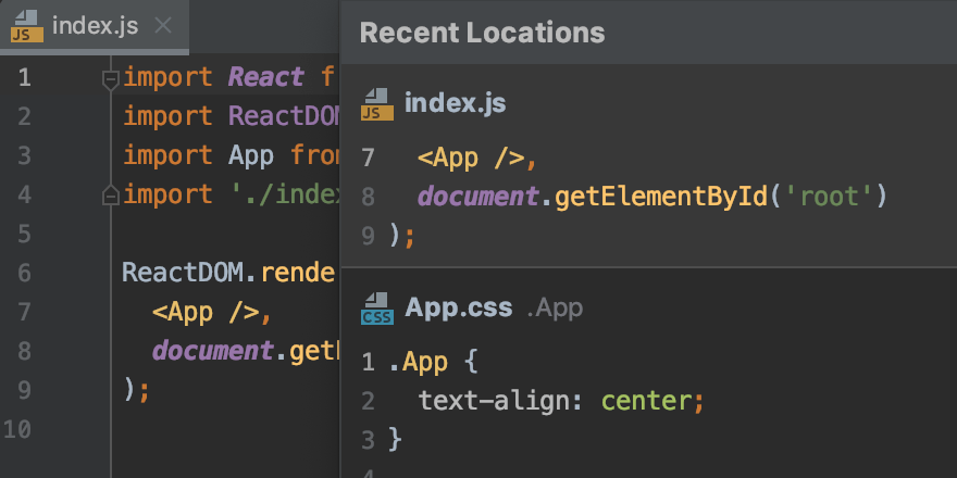 Using Recent Locations for Navigation